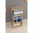 Raft de perete Nex Home Biblioteca cu 3 compartimente Folder Nex Home  49 x 30 x 108 cm, Stejar