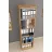 Raft de perete Nex Home BIBLIOTECA CU 5 COMPARTIMENTE FOLDER  49 X 30 X 178 CM, STEJAR