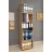 Raft de perete Nex Home BIBLIOTECA CU 5 COMPARTIMENTE FOLDER  49 X 30 X 178 CM, STEJAR