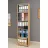 Raft de perete Nex Home BIBLIOTECA CU 5 COMPARTIMENTE FOLDER  49 X 30 X 178 CM, STEJAR