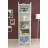 Навесная полка Nex Home Biblioteca cu 2 usi, 5 compartimente Folder Nex Home 49 x 31,8 x 178 cm, Alb