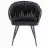 Scaun Jumi Scaun premium Jumi, Molto, 85x58x62cm, picioare din otel, material catifea, Negru