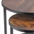 Masa cafea Jumi Set mese de cafea, Jumi, 80x80x52cm, 50x50x42cm, design modern, Maro