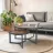 Masa cafea Jumi Set mese de cafea, Jumi, 80x80x52cm, 50x50x42cm, design modern, Maro