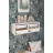 Masa/dulap pentru depozitare Nex Home AYCA-4-BYZ Ansamblu depozitare pe perete cu 4 compartimente  Ayca Nex Home 89 x 31 x 30 cm Alb