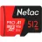 Карта памяти Netac MICROSD P500 EXTREME PRO 512GB, W/SD ADAPTER NT02P500PRO-512G-S