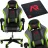 Fotoliu Gaming Jumi SCAUN GAMING  ARAGON, CU COVORAS, NEGRU/VERDE/GRI