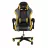 Игровое геймерское кресло Jumi Scaun gaming Jumi ARAGON, cu covoras, Negru/galben/gri