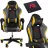 Игровое геймерское кресло Jumi Scaun gaming Jumi ARAGON, cu covoras, Negru/galben/gri