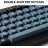 Gaming keyboard Keychron V1 QMK/VIA CUSTOM MECHANICAL KEYBOARD RUSSIAN LAYOUT (V1-C1-RU), FROSTED BLACK, 75% LAYOUT, KNOB, RGB BACKLIGHT,  K PRO MECHANICAL RED SWITCH, HOT-SWAP, USB TYPE-C, GAMER (TASTATURA/КЛАВИАТУРА)