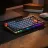 Gaming keyboard Keychron V1 QMK/VIA CUSTOM MECHANICAL KEYBOARD RUSSIAN LAYOUT (V1-C1-RU), FROSTED BLACK, 75% LAYOUT, KNOB, RGB BACKLIGHT,  K PRO MECHANICAL RED SWITCH, HOT-SWAP, USB TYPE-C, GAMER (TASTATURA/КЛАВИАТУРА)