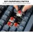 Игровая клавиатура Keychron Keychron V1 QMK/VIA Custom Mechanical Keyboard Russian Layout (V1-C1-RU), Frosted Black, 75% layout, Knob, RGB Backlight, Keychron K pro Mechanical Red Switch, Hot-Swap, USB Type-C, gamer (tastatura/клавиатура)