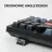 Игровая клавиатура Keychron Keychron V3 QMK/VIA Custom Mechanical Keyboard Russian Layout (V3-C1-RU), Frosted Black, 80% TKL layout, Knob, RGB Backlight, Keychron K pro Mechanical Red Switch, Hot-Swap, USB Type-C, gamer (tastatura/клавиатура)