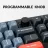 Игровая клавиатура Keychron Keychron V3 QMK/VIA Custom Mechanical Keyboard Russian Layout (V3-C1-RU), Frosted Black, 80% TKL layout, Knob, RGB Backlight, Keychron K pro Mechanical Red Switch, Hot-Swap, USB Type-C, gamer (tastatura/клавиатура)