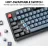 Игровая клавиатура Keychron Keychron V5 QMK/VIA Custom Mechanical Keyboard Russian Layout (V5-C1-RU), Frosted Black, 96% layout, Knob, RGB Backlight, Keychron K pro Mechanical Red Switch, Hot-Swap, USB Type-C, gamer (tastatura/клавиатура)