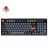 Игровая клавиатура Keychron Keychron V5 QMK/VIA Custom Mechanical Keyboard Russian Layout (V5-C1-RU), Frosted Black, 96% layout, Knob, RGB Backlight, Keychron K pro Mechanical Red Switch, Hot-Swap, USB Type-C, gamer (tastatura/клавиатура)