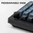 Игровая клавиатура Keychron Keychron V5 QMK/VIA Custom Mechanical Keyboard Russian Layout (V5-C1-RU), Frosted Black, 96% layout, Knob, RGB Backlight, Keychron K pro Mechanical Red Switch, Hot-Swap, USB Type-C, gamer (tastatura/клавиатура)