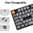 Игровая клавиатура Keychron Keychron K8 Max QMK Wireless Custom Mechanical Keyboard Russian Layout (K8M-J1-RU), Black, 80% TKL layout, Aluminium Frame, RGB Backlight, Keychron Super Mechanical Red Switch, Hot-Swap, 2.4GHz&Bluetooth, USB Type-C, gamer (tastatura/клавиатура)