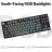 Игровая клавиатура Keychron Keychron K8 Max QMK Wireless Custom Mechanical Keyboard Russian Layout (K8M-J1-RU), Black, 80% TKL layout, Aluminium Frame, RGB Backlight, Keychron Super Mechanical Red Switch, Hot-Swap, 2.4GHz&Bluetooth, USB Type-C, gamer (tastatura/клавиатура)