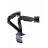 Suport pentru monitor GEMBIRD Arm for 2 monitors 17”-35” - Full-motion desk arm Gembird MA-DA2-03, Alu and Steel, Gas spring 3-10 kg per screen, VESA 75/100, arm rotates, extends and retracts, tilts to change reading angles, and allows to rotate display from landscape-to-portrait