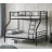Pat Evger ДВУХЪЯРУСНАЯ КРОВАТЬ  R-70XL 90/140X200CM BLACK
