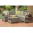 Mobila individuala KETER НАБОР САДОВОЙ МЕБЕЛИ  CORFU RELAX SET CAPPUCCINO/SAND (227845)