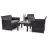 Mobila individuala KETER НАБОР САДОВОЙ МЕБЕЛИ  ELODIE 2 SET GRAPHITE/COOLGREY (246158)