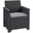 Mobila individuala KETER НАБОР САДОВОЙ МЕБЕЛИ  ELODIE 2 SET GRAPHITE/COOLGREY (246158)