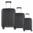 None CCS КОМПЛЕКТ ЧЕМОДАНОВ  5224 SET ANTHRACITE