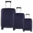 None CCS КОМПЛЕКТ ЧЕМОДАНОВ  5224 SET NAVY