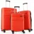 None CCS КОМПЛЕКТ ЧЕМОДАНОВ  5225 SET ORANGE