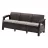 Leagăn de grădină FunFit САДОВЫЙ ДИВАН KETER CORFU II LOVE SEAT MAX BROWN/OAT (258947)