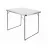 Masa Jumi MASA DE CAMPING PLIABILA CU BLAT ALB  70X80X60