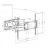 Настенное крепление GEMBIRD Full-motion TV-Wall Mount for 60 -120”- Gembird ”WM-120ST-01”, allows up to 120 degrees swivel and 20 degrees tilting, max. 120 kg, Distance to wall: 75 - 703 mm, max. VESA 900 x 600, Black