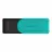 USB flash drive KINGSTON 128GB USB3.2 Flash Drive Kingston DataTraveler Exodia S (DTXS/128GB), Black + Turquoise, Plastic, Slider Cap