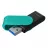USB flash drive KINGSTON 128GB USB3.2 FLASH DRIVE  DATATRAVELER EXODIA S (DTXS/128GB), BLACK + TURQUOISE, PLASTIC, SLIDER CAP