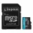 Card de memorie TRANSCEND ..64GB MicroSD (Class 10) UHS-I (U3) +SD adapter, Kingston Canvas Go! Plus Gen 4 "SDCG4/64GB" (R:200MB/s)
