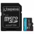 Card de memorie TRANSCEND .128GB MICROSD (CLASS 10) UHS-I (U3) +SD ADAPTER, KINGSTON CANVAS GO! PLUS GEN 4 "SDCG4/128GB" (R:200MB/S)