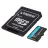 Card de memorie KINGSTON .256GB MicroSD (Class 10) UHS-I (U3) +SD adapter, Kingston Canvas Go! Plus Gen 4 "SDCG4/256GB" (R/W:200/160MB/s)