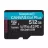 Карта памяти KINGSTON .512GB MicroSD (Class 10) UHS-I (U3) +SD adapter, Kingston Canvas Go! Plus Gen 4 "SDCG4/512GB" (R/W:200/160MB/s)