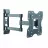 Suport perete GEMBIRD WALL MOUNT   "WM-42ST-02" BLACK 23"-42", MAX.30KG, VESA MM: UP 200 X 200, WALL DISTANCE: 56 ~ 415MM, +3° ~ -10°, +90° ~ -90°