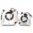 Cooler universal HP CPU Cooling Fan For MSI GF66 GL66 MS-1581 Katana GF76 Pulse GL76 MS-17L1 CPU & GPU Original