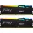 RAM KINGSTON 128GB (Kit of 2*64GB) DDR5-5600  Kingston FURY® Beast DDR5 RGB EXPO, PC44800, CL36, 2Rx8, 1.25V, Auto-overclocking, Asymmetric BLACK Large heat spreader, Dynamic RGB effects featuring Fury Infrared Sync technology, AMD® EXPO v1.1 and Intel® Extreme M