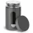 Set containere Tadar Набор банок для хранения Tadar Prato Grey 3pcs
