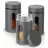 Set containere Tadar Набор банок для хранения Tadar Prato Grey 3pcs