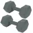 Haltera Spokey Гантель Spokey Monster 2x3kg (943621)