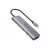 Docking station UGREEN UGREEN HUB 6in1 Type-C 3.0 to HDMI 4K@60Hz + 3*USB-A 3.0 + SD/TF Converter CM511, Silver