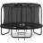 Trambulina THUNDER Trambulina de grădină pentru copii THUNDER INSIDE ELITE 12FT (366cm) Black