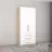 Dulap MOBILDOR Dulap Smart-Home 0.90x0.56x2.0H m. cu polițe și sertare Sonoma/Alb