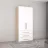 Шкаф MOBILDOR Dulap Smart-Home 1x0.56x2.0H m. cu polițe și sertare Alb/Anthracite